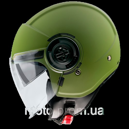 Мотошолом MT VIALE SV S Solid Matt Green XL