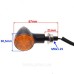 Повороты черные для HARLEY AM1455