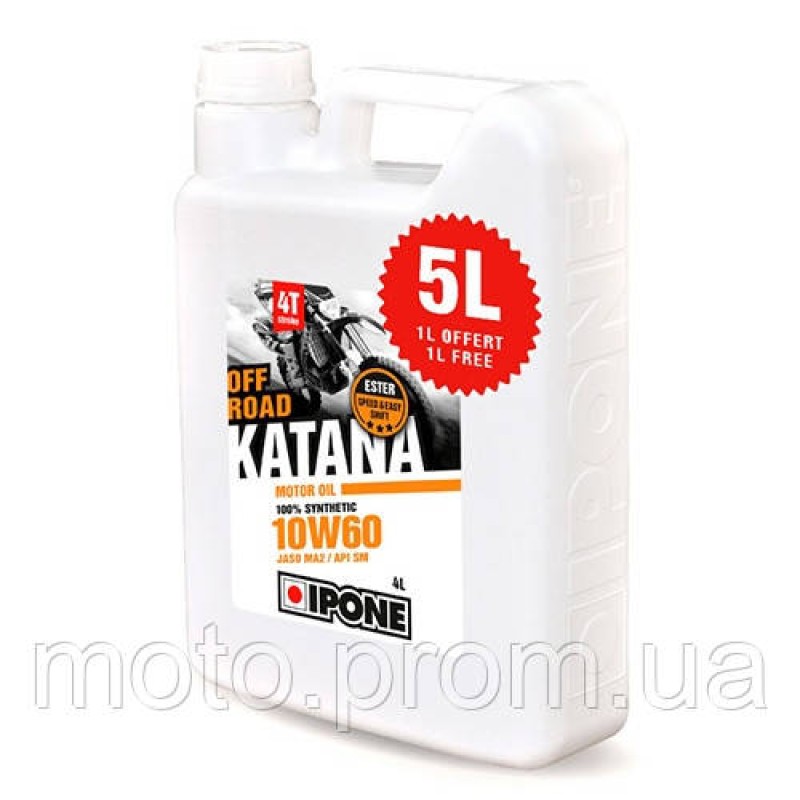 IPONE Off Road Katana 10W60 4+1L