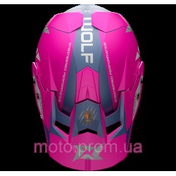 Мотошолом AXXIS WOLF Jackal C18 Matt Pink L