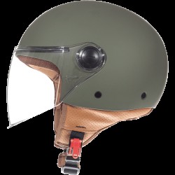 Мотошолом MT STREET S Solid Matt Green ECE2206 M