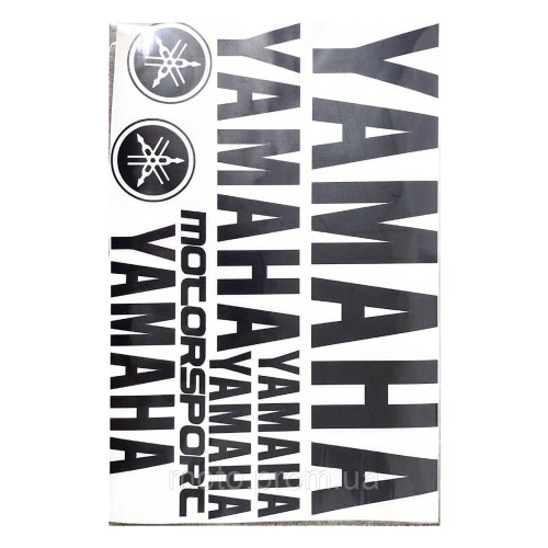 Наклейка лист Yamaha под оригинал