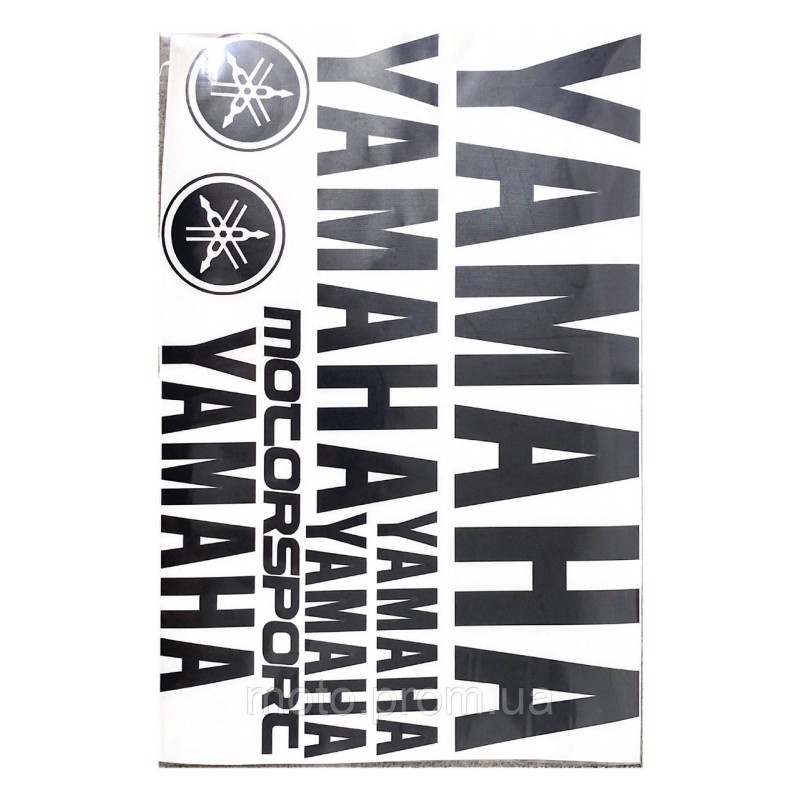 Наклейка лист Yamaha под оригинал