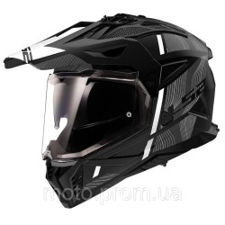 Мотошлем LS2 MX702 Pioneer 2 Hill Matt Black White 06 XL