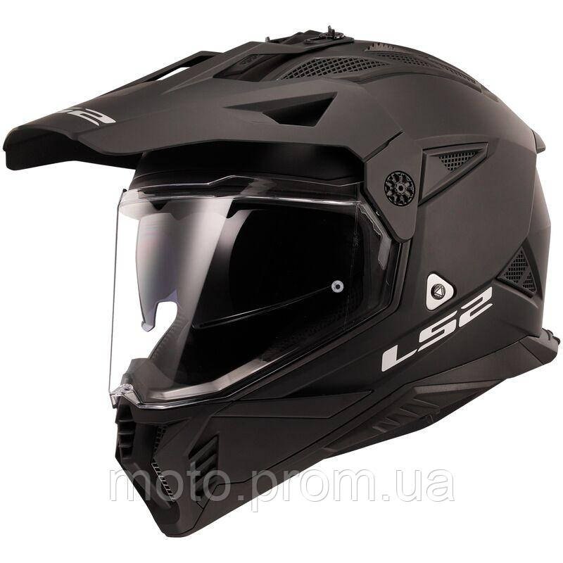Мотошлем LS2 MX702 Pioneer 2 Solid Matt Black 06 XXXL
