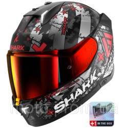Мотошлем SHARK SKWAL i3 HELLCAT Matt Black Grey Red M Мотошлем SHARK SKWAL i3 HELLCAT Matt Black Grey Red M
