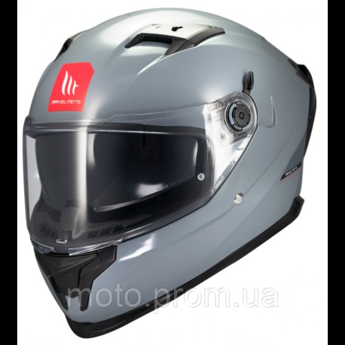 Мотошолом MT BRAKER SV Solid Gloss Grey A12 L