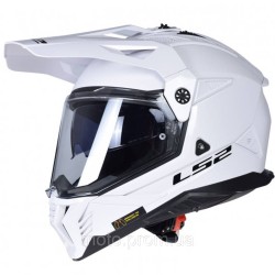 Мотошлем LS2 MX702 Pioneer 2 Solid Gloss White 06 S Мотошлем LS2 MX702 Pioneer 2 Solid Gloss White 06 S