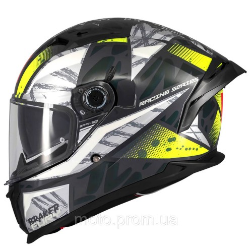 Мотошолом MT BRAKER SV FURY C6 Gloss S