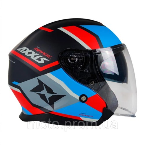 Мотошлем AXXIS MIRAGE SV DAMASKO C7 Matt Blue M