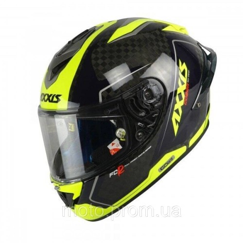 Мотошлем AXXIS Cobra Rage A3 Gloss Yellow S