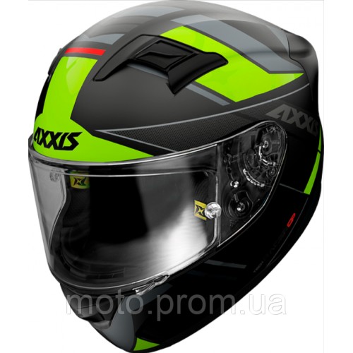 Мотошолом AXXIS RACER GP SV FIBER B3 MATT Yellow L