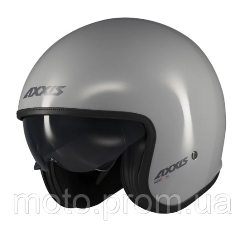 Мотошолом AXXIS HORNET SV S Solid A2 Gloss Grey L