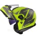 Мотошолом LS2 FF908 Strobe II Code Hi-Vis Yellow Grey L