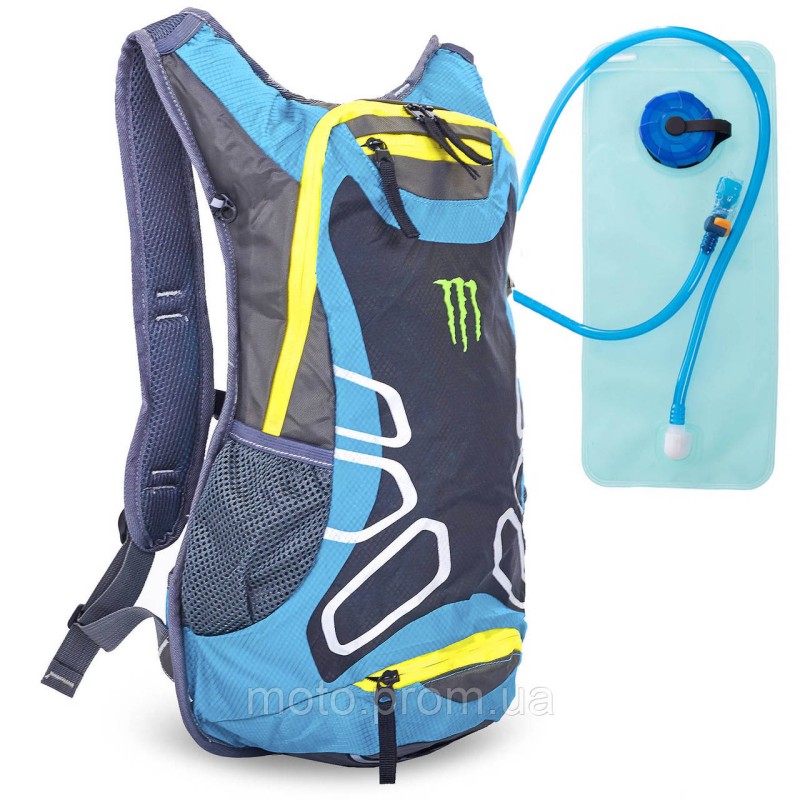 Моторюкзак Enduro Black Blue с гидратором