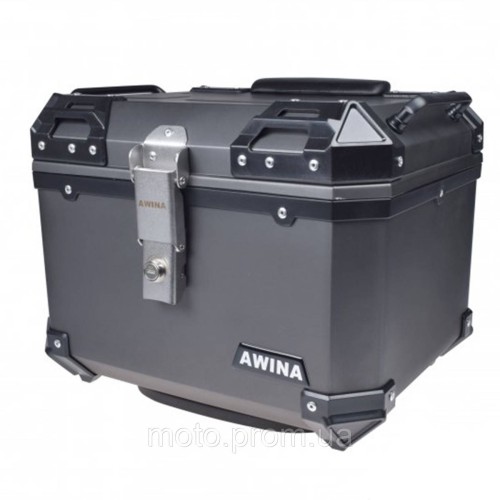 Кофр AWINA 45L 43.5x38x34см пластик титан AW9037T