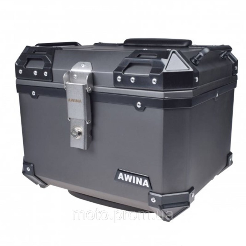 Кофр AWINA 45L 43.5x38x34см пластик титан AW9037T