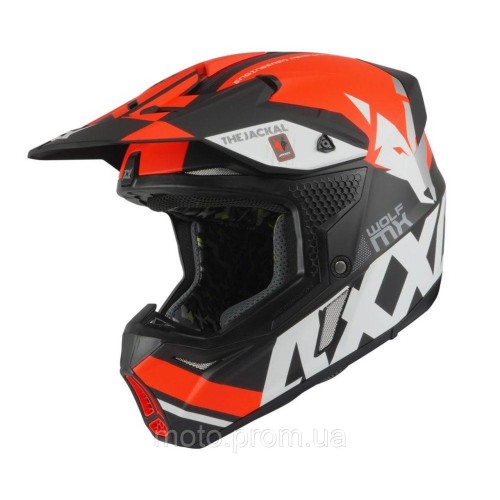 Мотошлем AXXIS WOLF Jackal B14 Matt Orange S