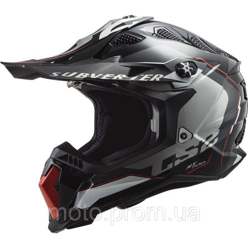 Мотошлем LS2 MX700 Subverter EVO Arched Silver Titanium M
