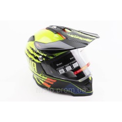 Шлем кроссовый/эндуро/АТV со стеклом BLD-819-7 L (59-60см), ЧЕРНЫЙ/ЖЕЛТО-ОРАНЖЕВЫЙ Шлем кроссовый/эндуро/АТV со стеклом BLD-819-7 L (59-60см), ЧЕРНЫЙ/ЖЕЛТО-ОРАНЖЕВЫЙ