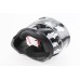 Шлем кроссовый/эндуро/АТV со стеклом BLD-819-7 М (57-58см),  ЧЕРНЫЙ/СЕРО-СИНИЙ