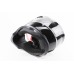 Шлем кроссовый/эндуро/АТV со стеклом BLD-819-7 М (57-58см), ЧЕРНЫЙ глянец