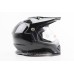 Шлем кроссовый/эндуро/АТV со стеклом BLD-819-7 М (57-58см), ЧЕРНЫЙ глянец