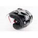 Шлем открытый+откидные очки BLD-708 S (55-56см), ЧЕРНО-КРАСНЫЙ 