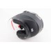 Шлем открытый+откидные очки BLD-708 S (55-56см), ЧЕРНЫЙ матовый
