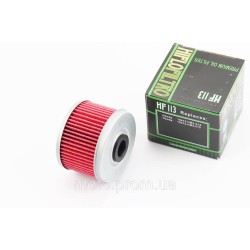 Фільтр-елемент масляний HF113 (50x38 мм) HONDA CBF 250/HONDA VT 125 C Shadow/HONDA XL 125 V Varadero, HONDA TRX 200/350/400/450 Фільтр-елемент масляний HF113 (50x38 мм) HONDA CBF 250/HONDA VT 125 C Shadow/HONDA XL 125 V Varadero, HONDA TRX 200/350/400/450