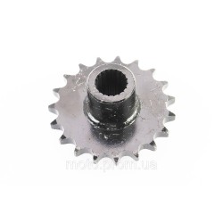 Звезда приводная задняя шлицевая 428-19T (втулка d=20mm, L=48mm) Звезда приводная задняя шлицевая 428-19T (втулка d=20mm, L=48mm)