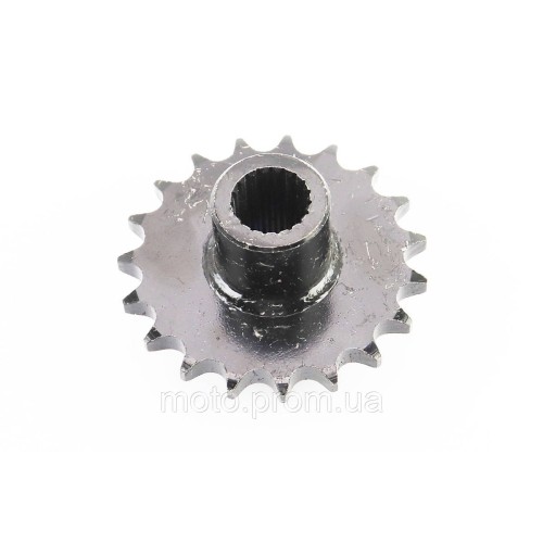Зірка приводна задня шліцьова 428-19T (втулка d=20mm, L=48mm)
