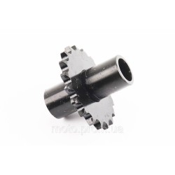 Звезда приводная задняя шлицевая 428-19T (втулка d=20mm, L=77mm)