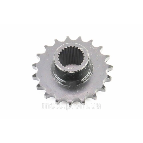 Звезда приводная задняя шлицевая 428-19T (втулка d=25mm, L=32mm)