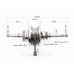 Коленвал Honda AF61, AF62, AF67, AF68