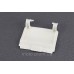 Honda DIO AF-27/28 пластик - задній верхній (де кришка бака), БІЛИЙ