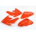 Пластик - ВЕСЬ к-кт деталей - 7ед. ОРАНЖЕВЫЙ, Honda CRF70/KAYO CRAZY CAT 140cc/GEON X-PIT