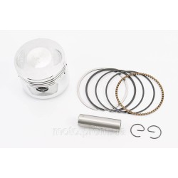 Поршень к-кт CB/CG150cc 62,0мм STD (высота 50,0мм; палец 15мм) Поршень к-кт CB/CG150cc 62,0мм STD (высота 50,0мм; палец 15мм)