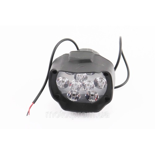 Фара додаткова світлодіодна вологозахисна - 9 LED, (??*??mm) з кріпленням