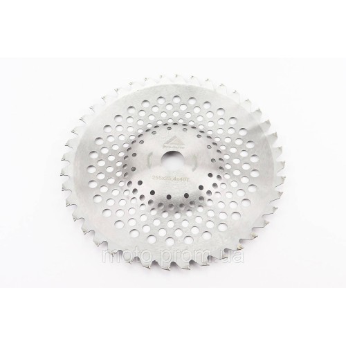 Нож 40Тх255mm победитовые зубья, 