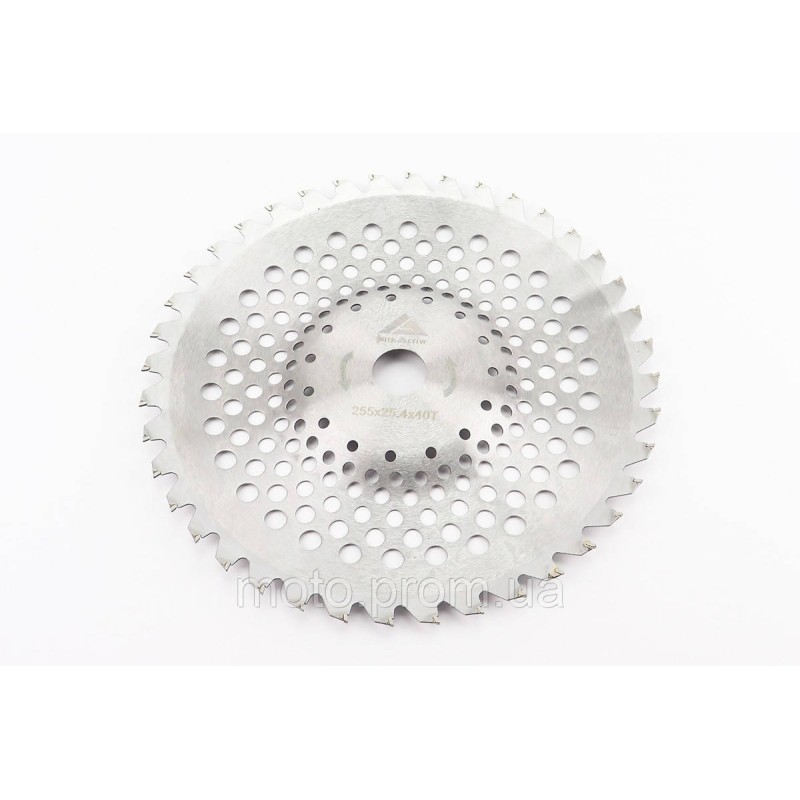 Нож 40Тх255mm победитовые зубья,