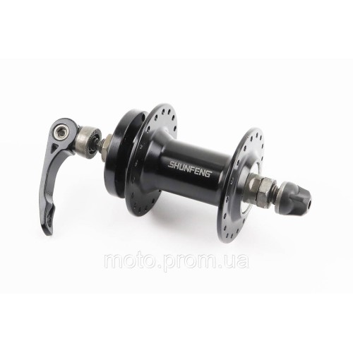 Втулка передня MTB алюмінієва 14Gx36H, Disk-brake, кріпл. ексцентрик, SF-A210F