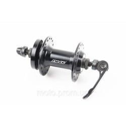 Втулка передня MTB алюмінієва 14Gx36H, Disk-brake, кріпл. ексцентрик, чорна MS31F Втулка передня MTB алюмінієва 14Gx36H, Disk-brake, кріпл. ексцентрик, чорна MS31F