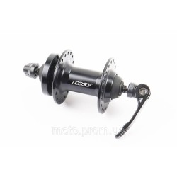 Втулка передня MTB алюмінієва 14Gx36H, Disk-brake, кріпл. ексцентрик, чорна MS37F Втулка передня MTB алюмінієва 14Gx36H, Disk-brake, кріпл. ексцентрик, чорна MS37F