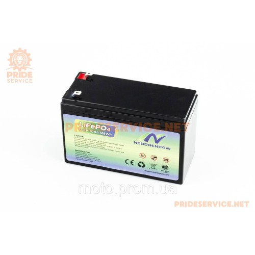 Акумулятор 12,8V10Ah 128Wh LiFePO4 (L151*W65*H94mm) для ДБЖ, іграшок та ін.