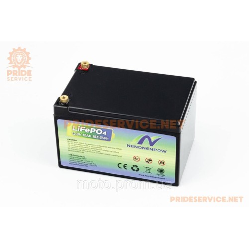 Акумулятор 12,8V12Ah 153,6Wh LiFePO4 (L151*W98*H98mm) для ДБЖ, іграшок та ін.