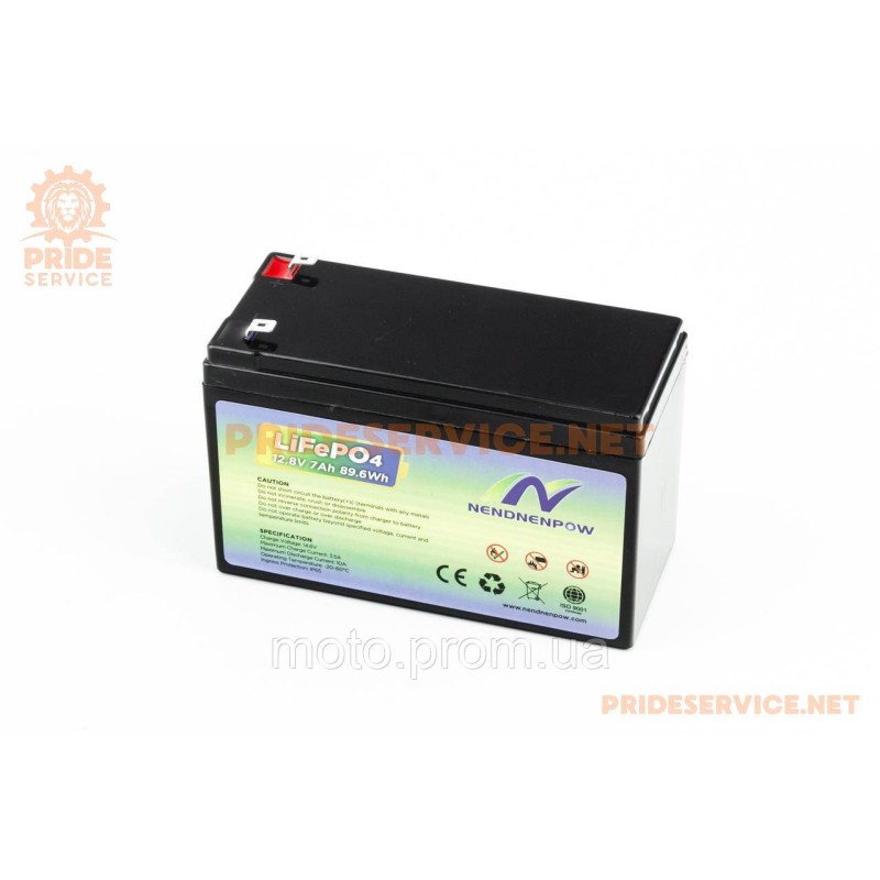 Акумулятор 12,8V7Ah 89,6Wh LiFePO4 (L151*W65*H94mm) для ДБЖ, іграшок та ін.