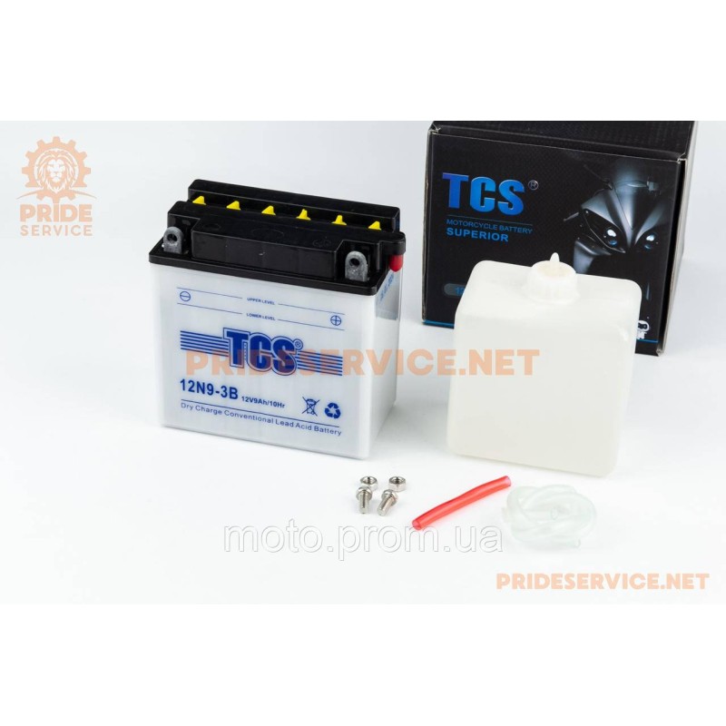Акумулятор 12V9Ah 12N9-3B кислотний (L135*W75*H137мм)