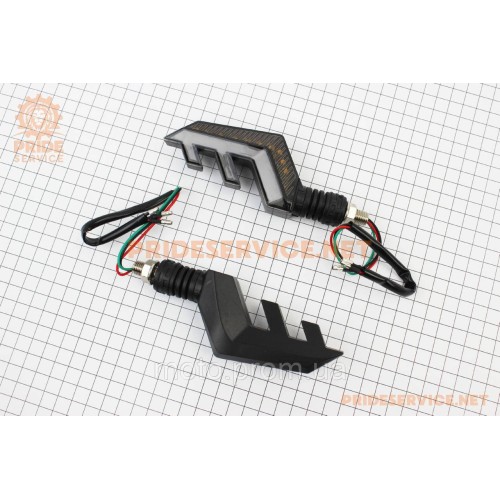 Поворот діодний на гнучкій ніжці + стоп-сигнал/габарит LED 