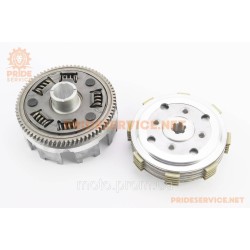 BOXER BM/ВМX 150cc Зчеплення, маховик в зборі (4 болти, маховик 75зуб.) 